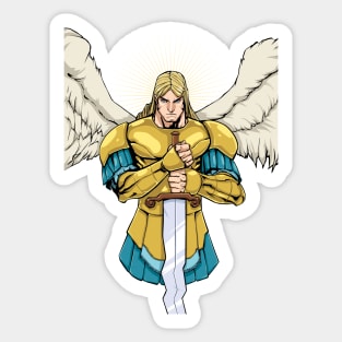 Archangel Michael Portrait Sticker